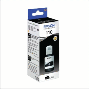 EPSON 110 EcoTank Pigment black ink bottle - 120ml C13T03P14A