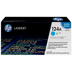 HP 124A Cyan (Q6001A) Original LaserJet Toner Cartridge