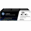 HP 128A Black Toner Cartridge Twin Pack (CE320AD)