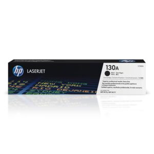 HP 130A Black Original LaserJet Toner Cartridge, CF350A