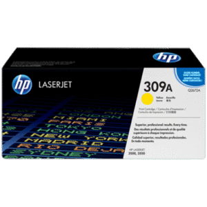 HP 309A Yellow Original LaserJet Toner Cartridge (Q2672A)