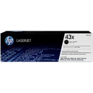 HP 43X High Yield Black Original LaserJet Toner Cartridge (C8543X)