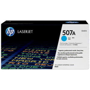 HP 507A Cyan Original LaserJet Toner Cartridge, CE401A