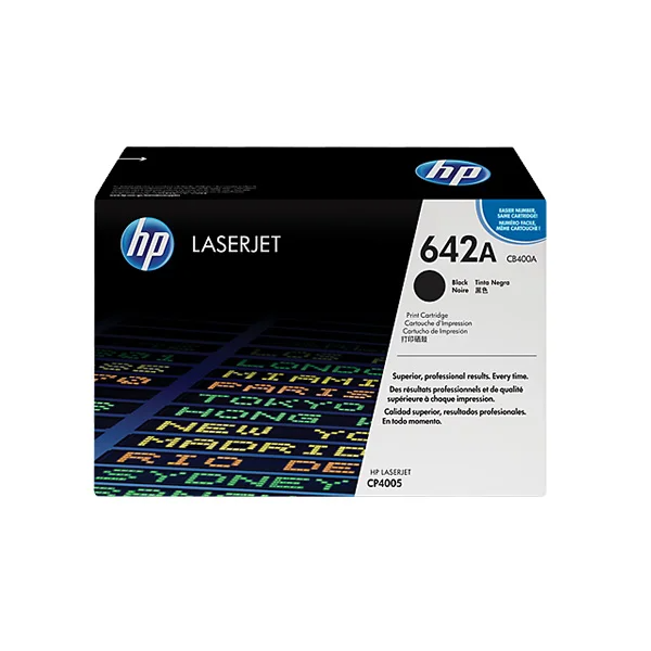 HP 642A Black Original LaserJet Toner Cartridge (CB400A)