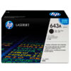 HP 643A Black Original LaserJet Toner Cartridge, Q5950A