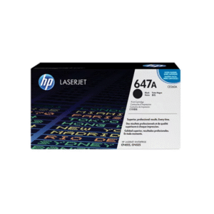 HP 647A Black Original LaserJet Toner Cartridge, CE260A
