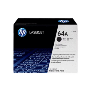 HP 64A Black Original LaserJet Toner Cartridge, CC364A