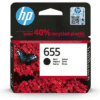 HP 655 Black Original Ink Advantage Cartridge CZ109AE
