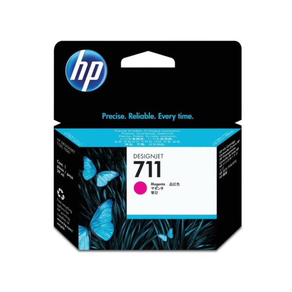 HP 711 29-ml Magenta DesignJet Ink Cartridge, CZ131A