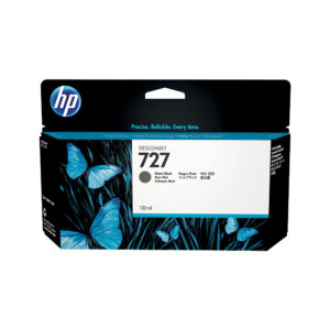 HP 727 130-ml Matte Black DesignJet Ink Cartridge, B3P22A