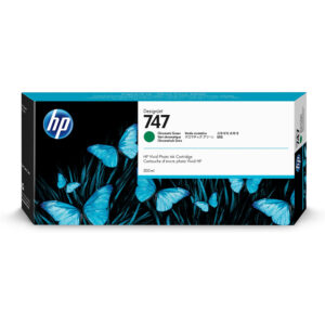 HP 747 DesignJet Chromatic Green Ink Cartridge (300mL) P2V84A