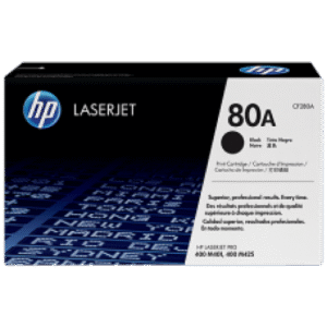 HP 80A Black Original LaserJet Toner Cartridge, CF280A