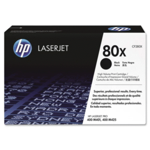HP 80X High Capacity Black Toner Cartridge - (CF280X)