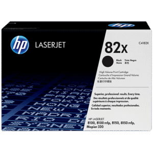 HP 82X High Yield Black Original LaserJet Toner Cartridge (C4182X)