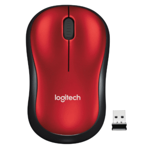 Logitech Wireless Mouse M185 – Red – 910-002237